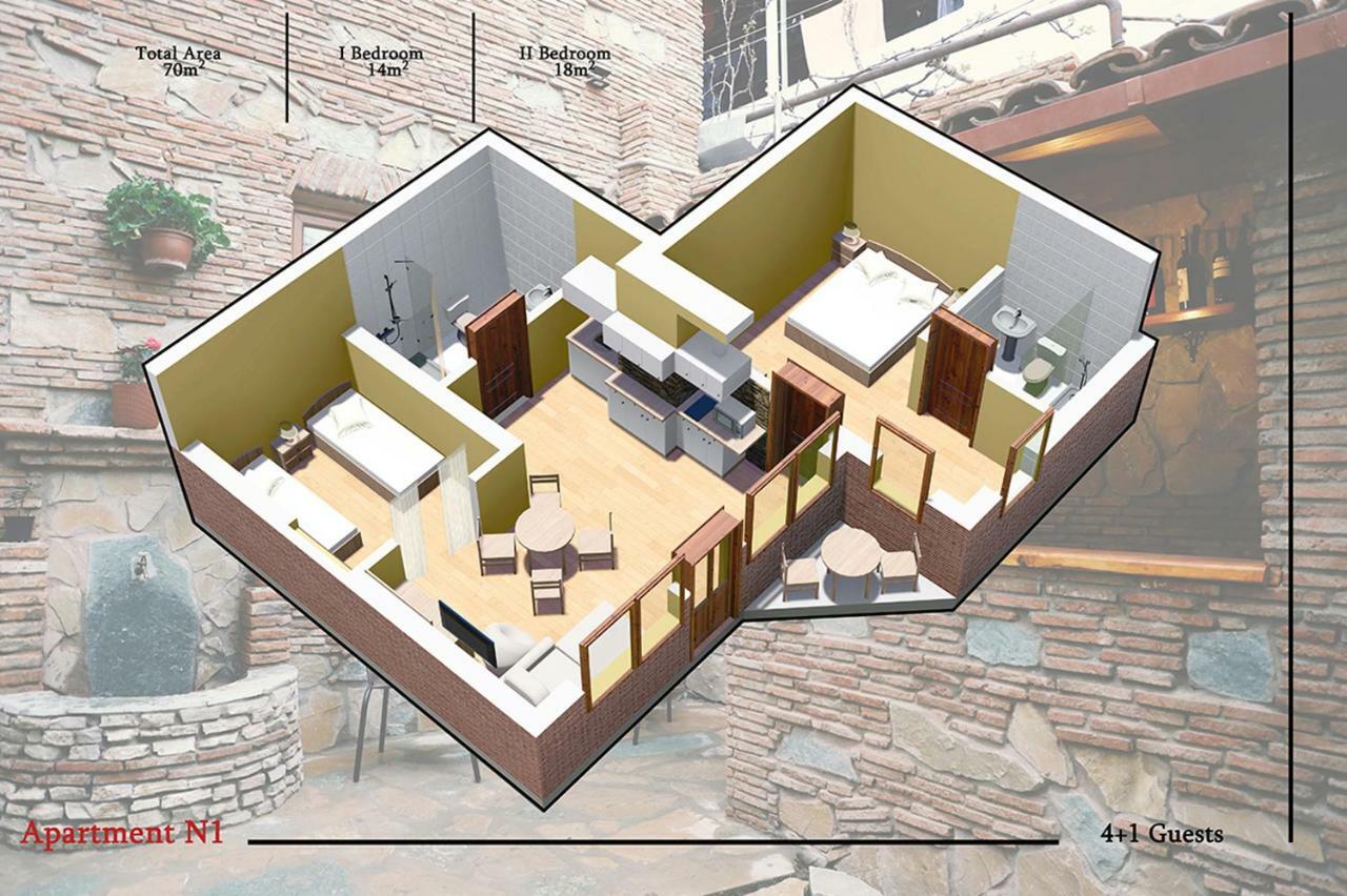 Apart Hotel With Wine Cellar - Old Tbilisi 1897 Ngoại thất bức ảnh